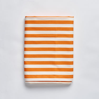 Orange Stripe Tablecloth