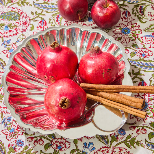 Vintage Silver Shell Serving Dish