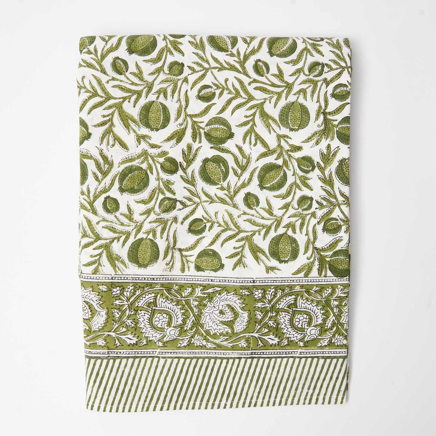 Pine Green Pomegranate Tablecloth