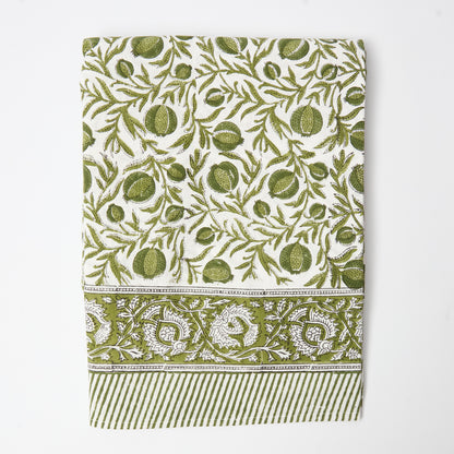 Pine Green Pomegranate Tablecloth