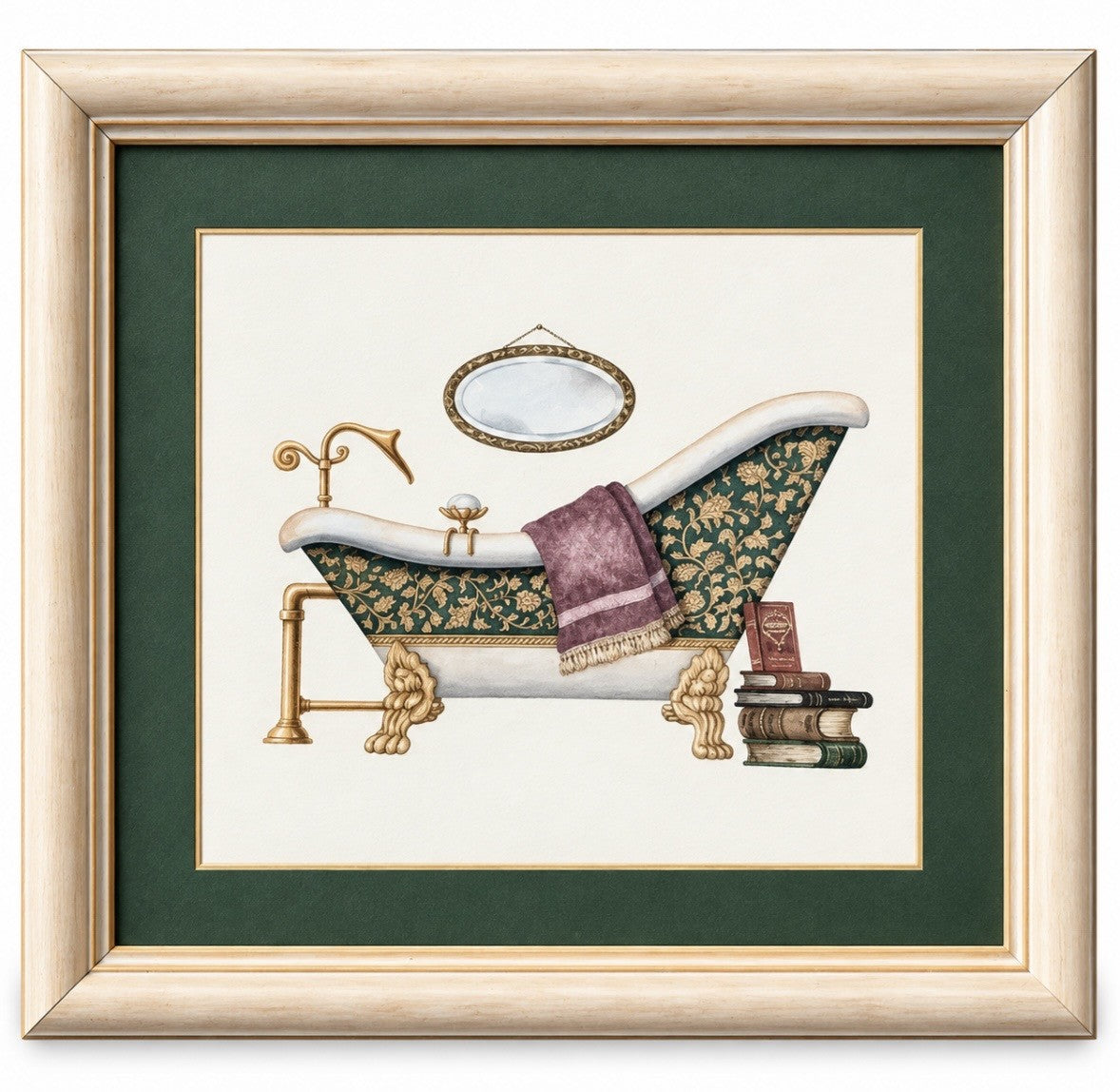 Vintage Bath print II - Lisa Danielle