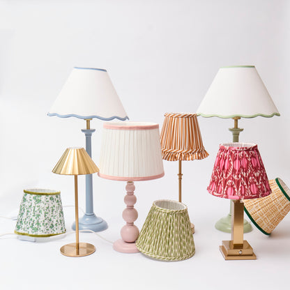 Lyla Rechargeable Table Lamp with Ivy Green Lampshade
