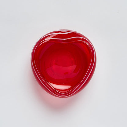 Red Heart Murano Bowl