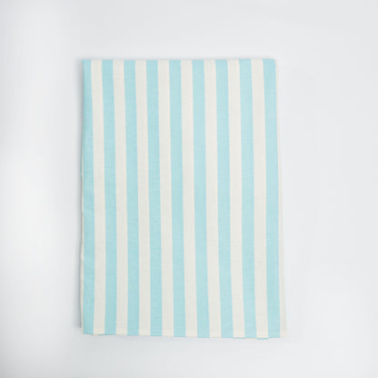 Turquoise Stripe Tablecloth
