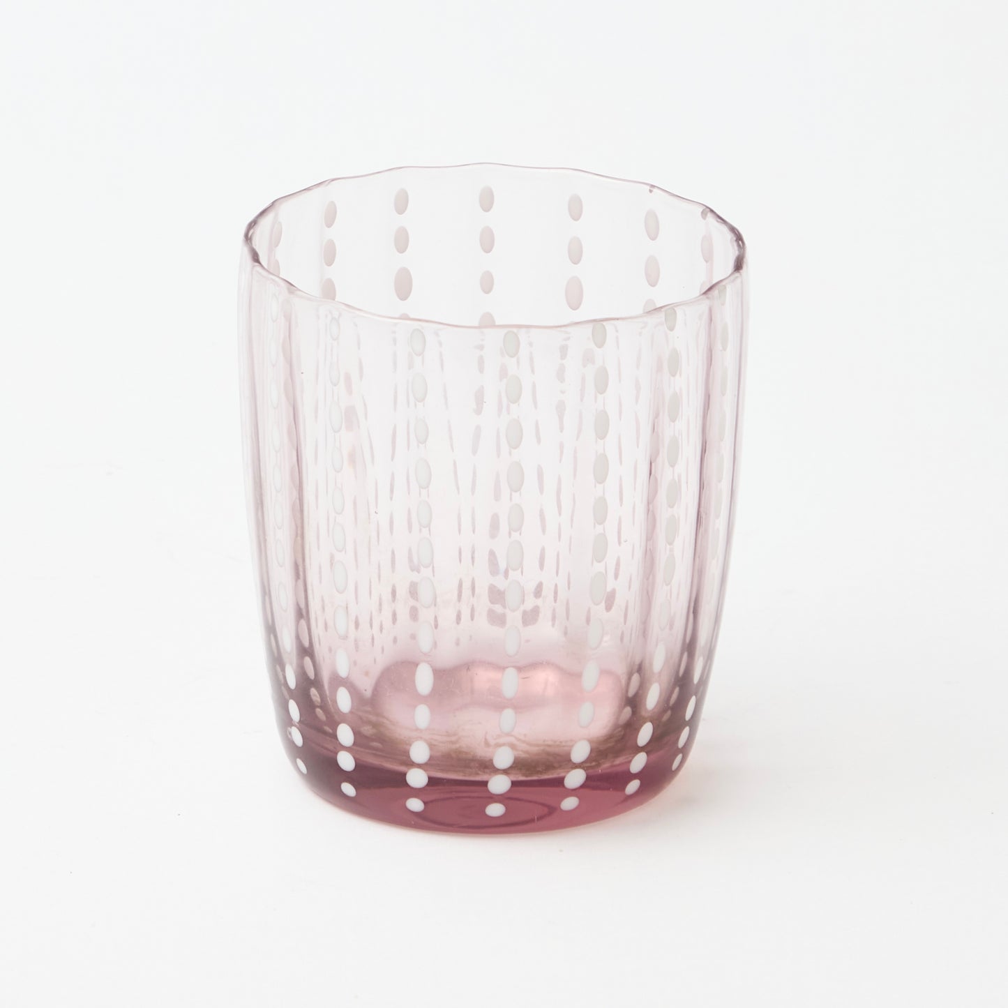 Pink Speckle Glasses (Set of 6)