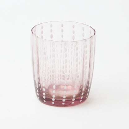 Pink Speckle Glasses (Set of 6)