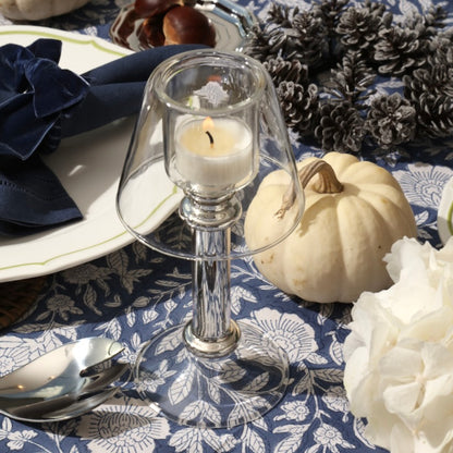Silver Tea Light Lamps (set of 2)