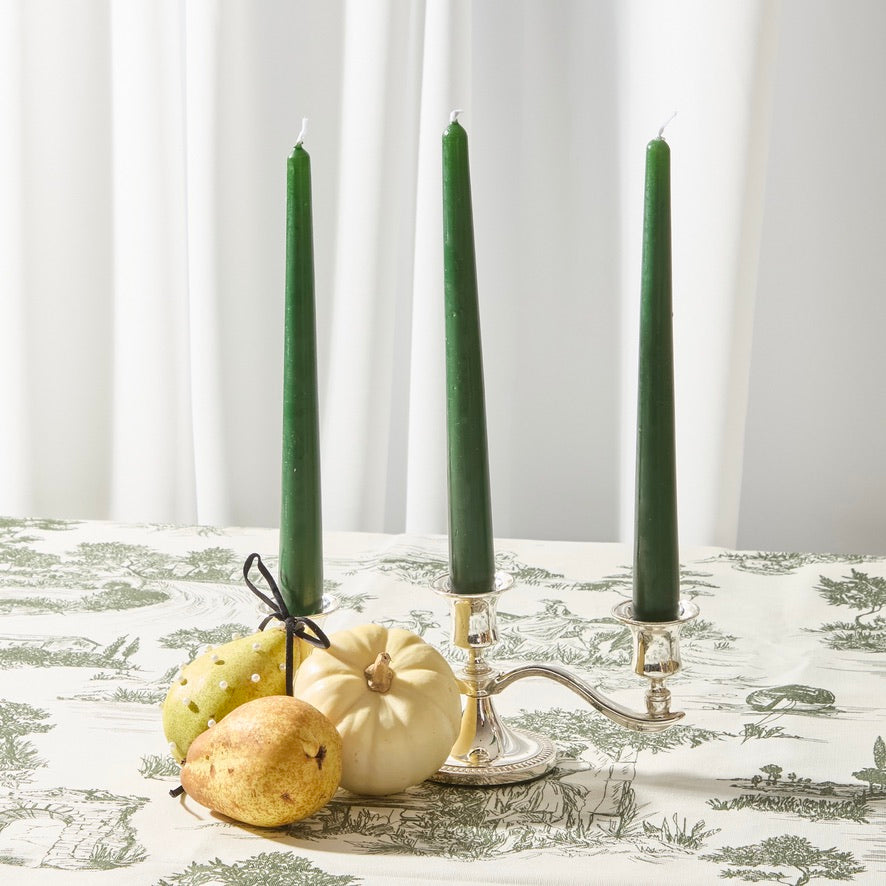 Pair of High-Low silver gilt Candlesticks