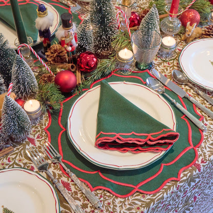 Noel Red & Green Christmas Napkin (Set of 4)