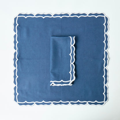 Blue Sasha Napkins (set of 4)