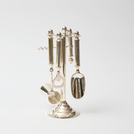 A Silver-Plate set of Bar Tools