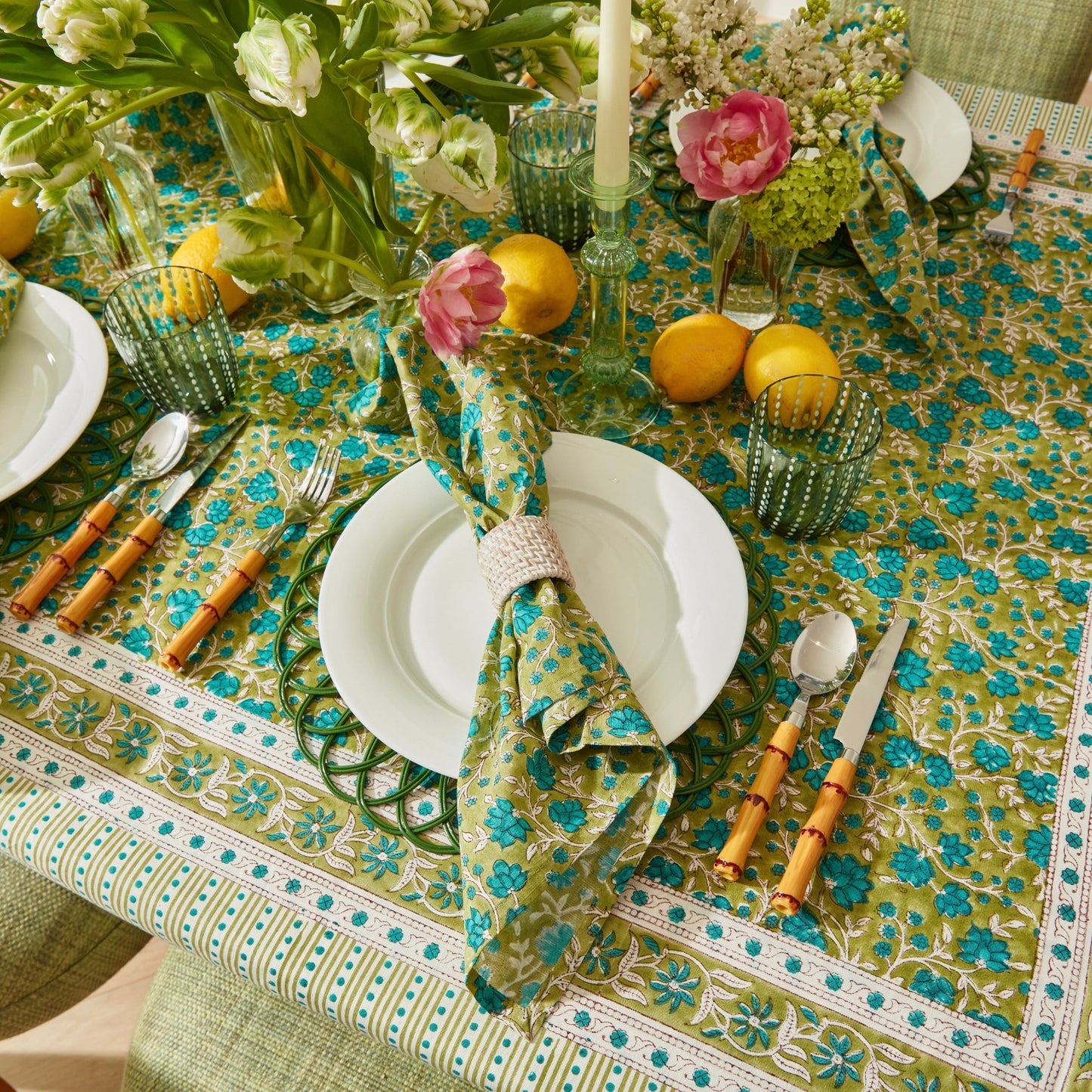 Meadow Green Tablecloth