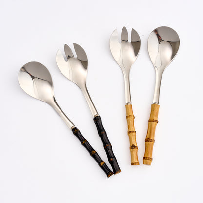 Bamboo Salad Servers (Light - Set of 2)