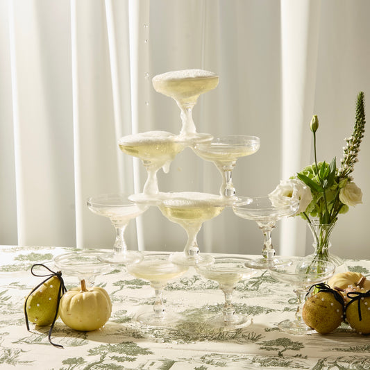10 Vintage Champagne Coupes