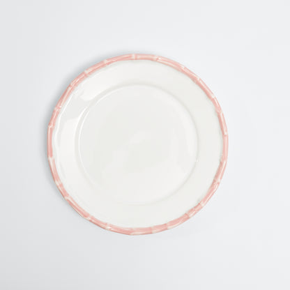 Small Pink Bamboo Side Plate  (1 piece)