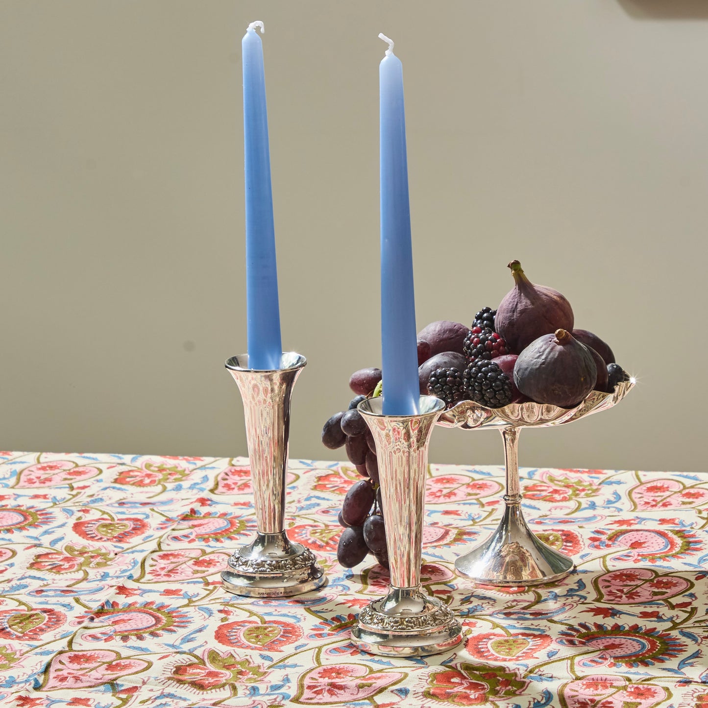 Baby Blue Taper Candles (set of 8)