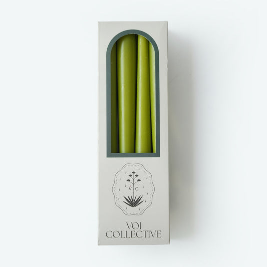 Apple Green Candles (set of 8)