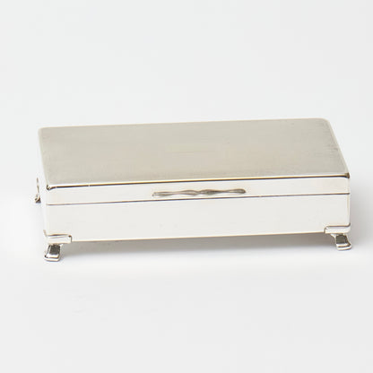 Vintage Silver Plated Cigarette Box