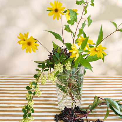 Brown Stripe Tablecloth