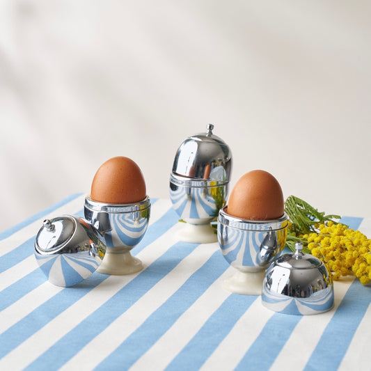 Pair of 1960's egg coddlers