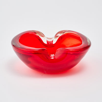 Large Red Murano Bowl