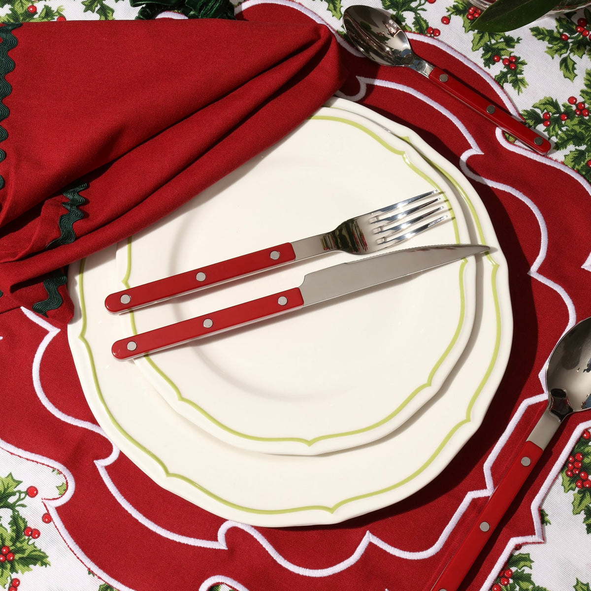 Red Maya Cutlery (set of 4)