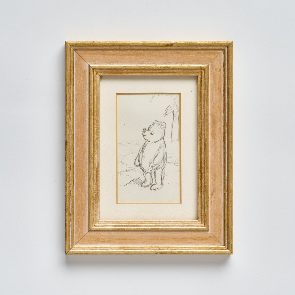Portrait of Pooh - Framed Print