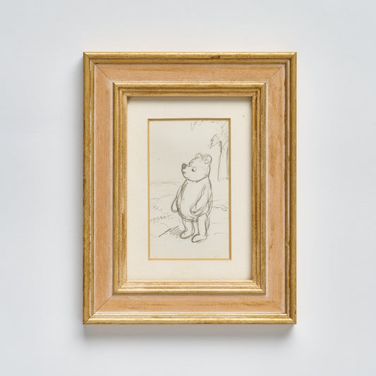 Portrait of Pooh - Framed Print