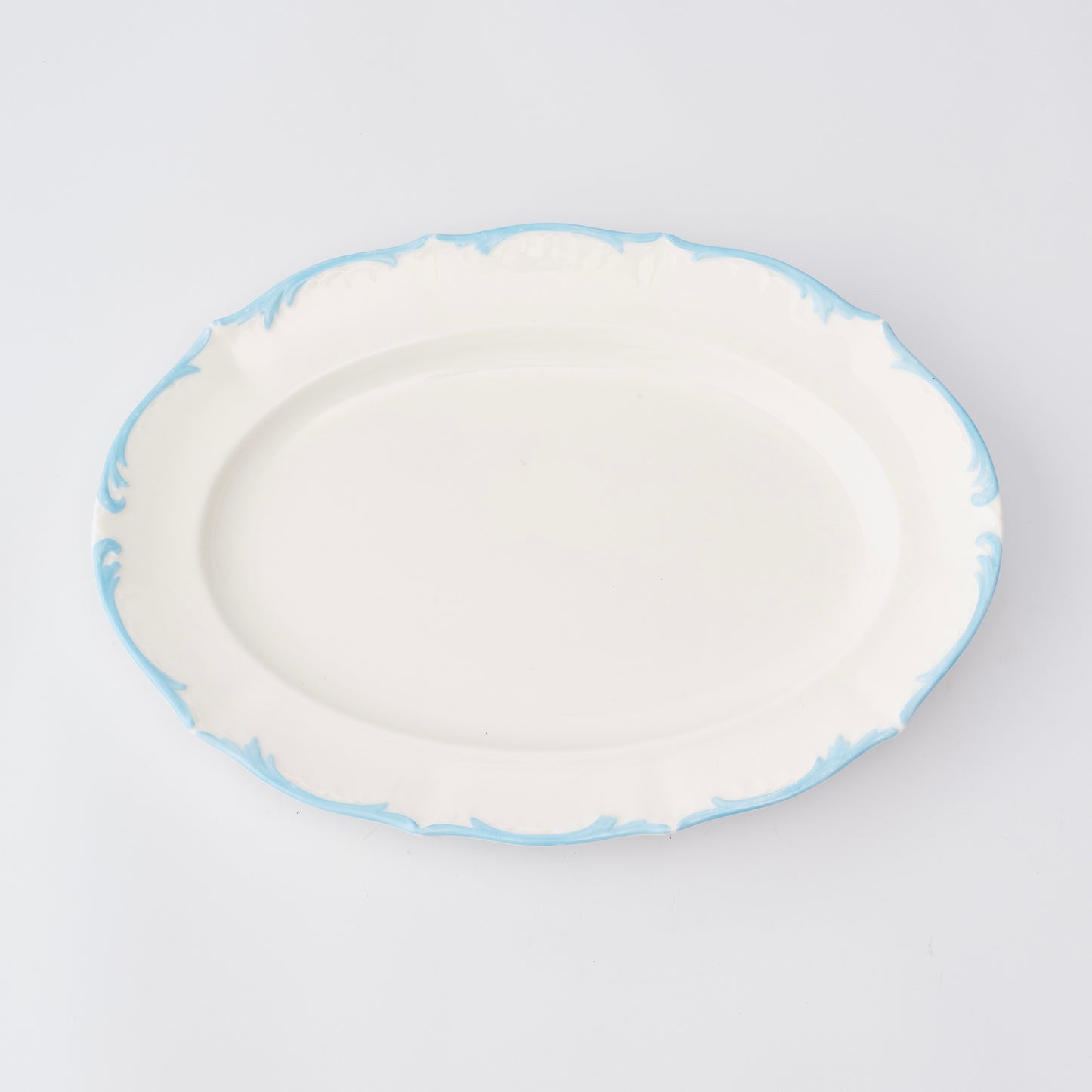 Art Deco Blue and White Vintage Serving Plate