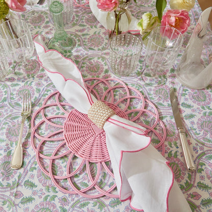 Pink Cabana Placemats (Set of 4)