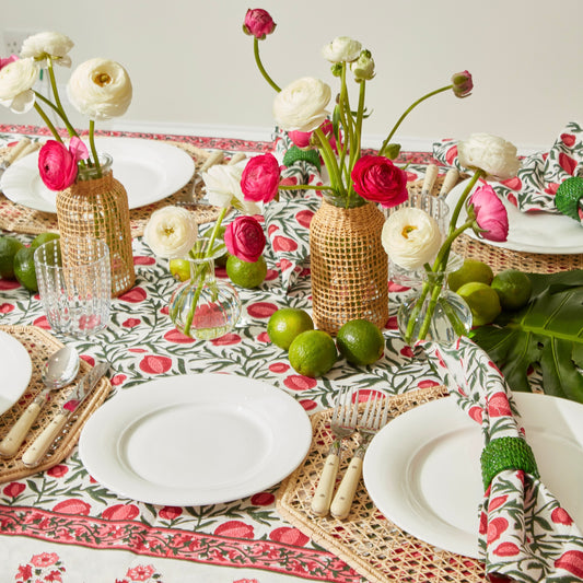 Pink Pomegranate Tablecloth