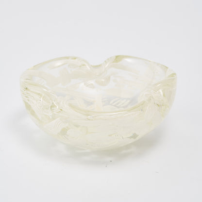 Vintage Brush Stroke Murano Bowl