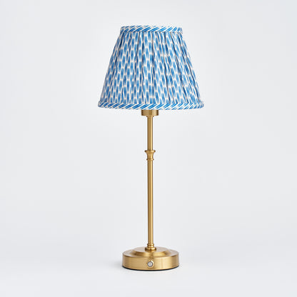 Blue Patola Lampshade