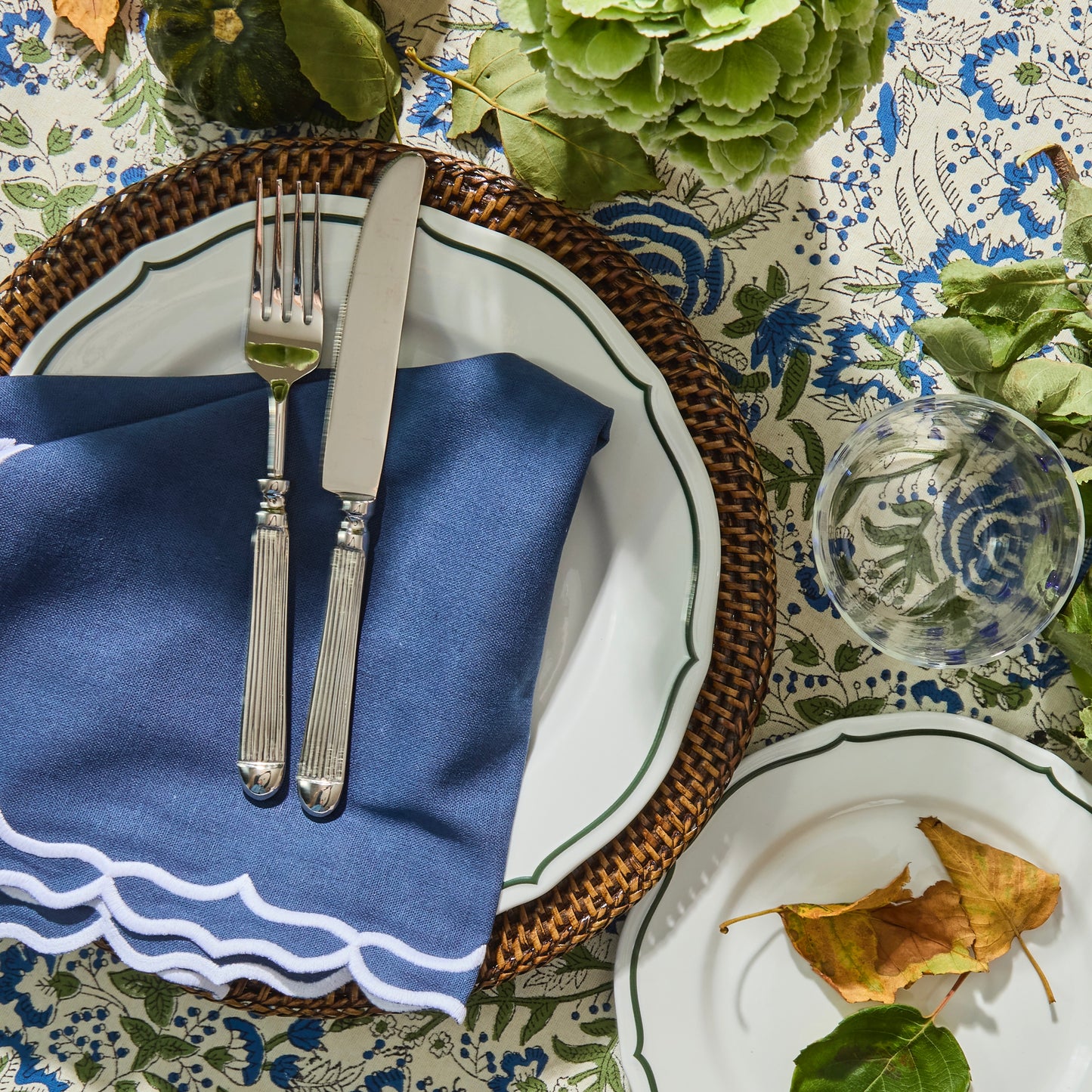 Blue Sasha Napkins (set of 4)