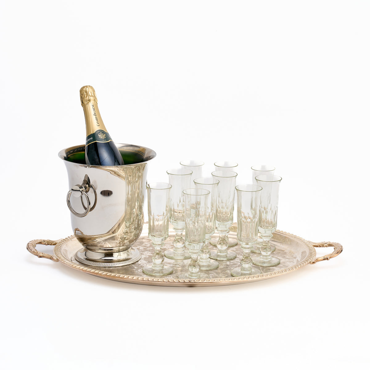 Twentieth Century Silvered Champagne Cooler
