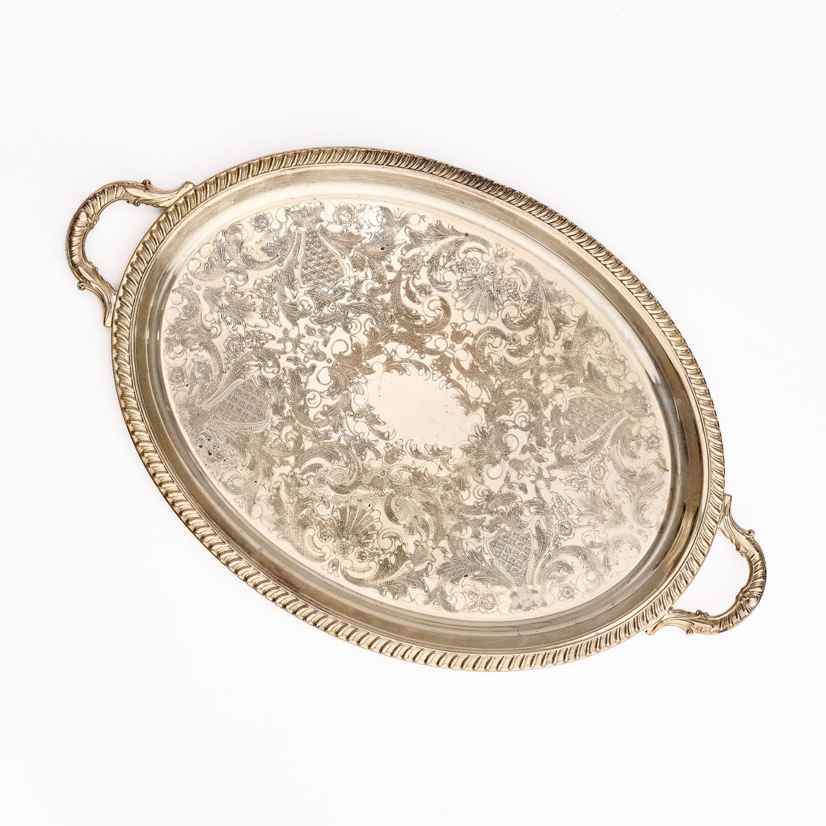 Large Silver Plate Tray