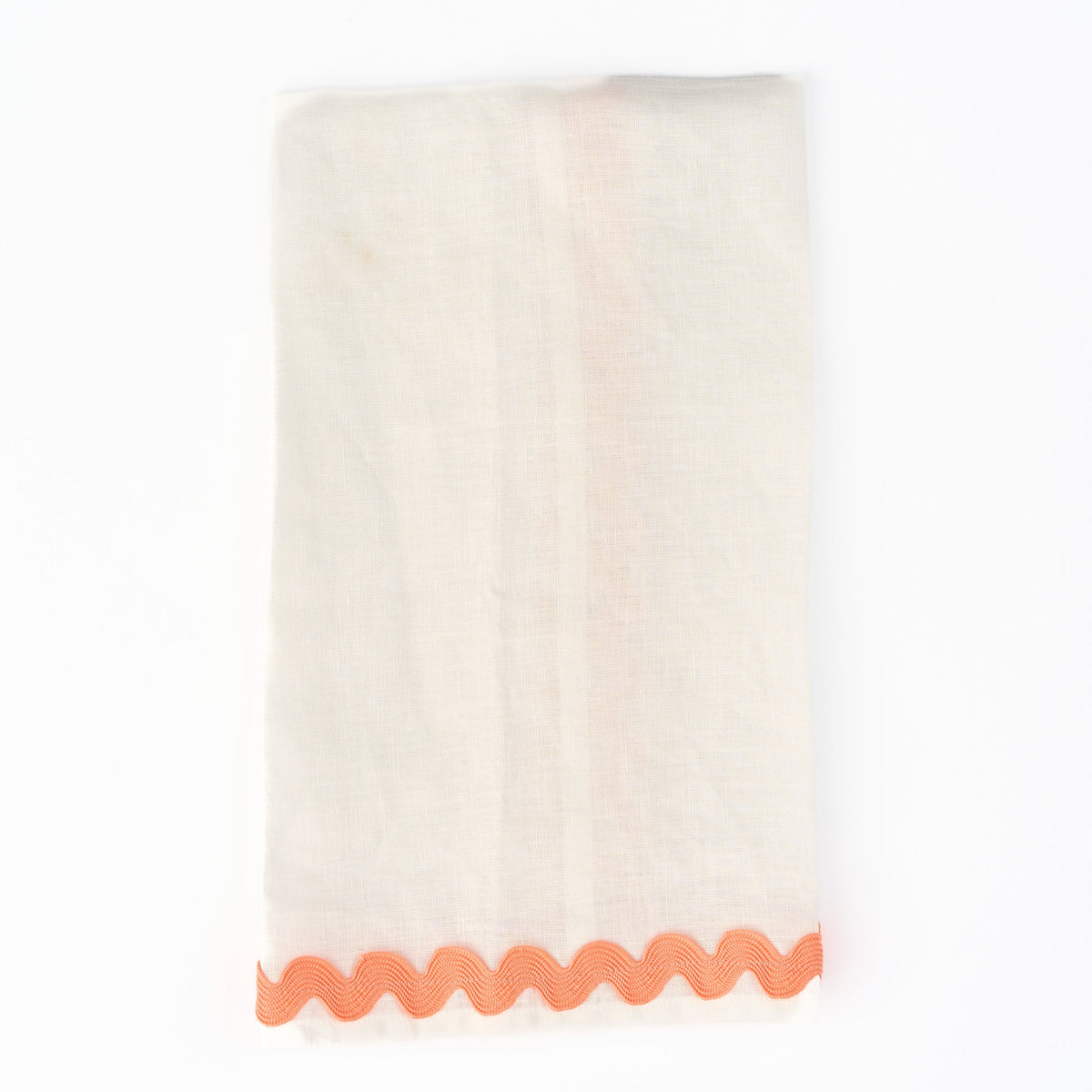 Linen Rick Rack Tea Towel - Set of 3